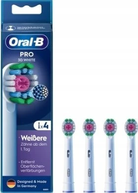 Oral-B 3D White šepetėlio galvutės, 4 vnt pakuotė