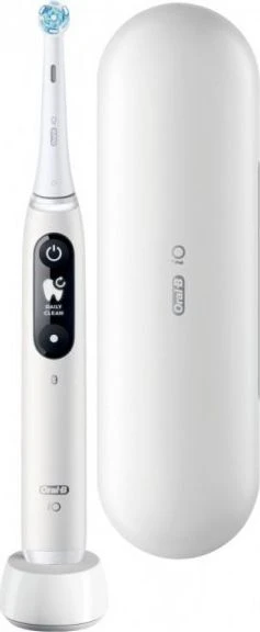 Elektrinis dantų šepetėlis Oral-B iO6 Series, baltas, 4210201438069