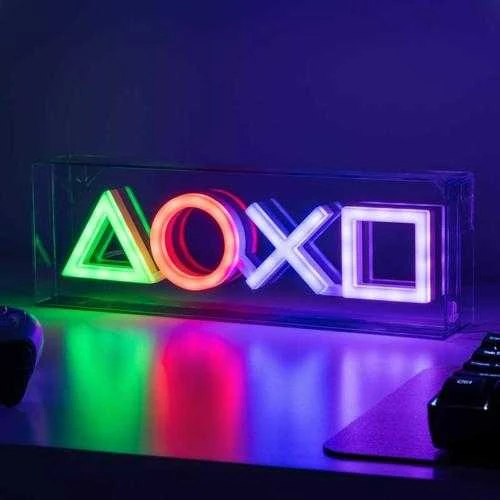 Paladone „Playstation“ LED neoninė lemputė