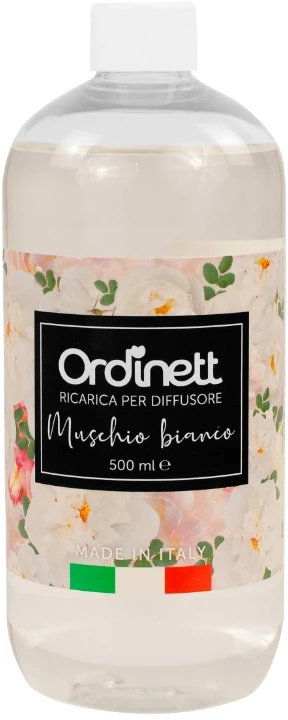 ORDINETT Dyfuzor zapachowy La Casa de los Aromas Uzupełnienie dyfuzora su patyczkami zapachowymi 500ml balta piżmo (127849054)