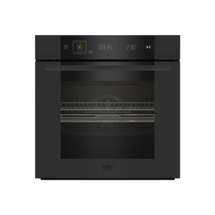 Orkaitė BEKO Oven | MBBIMA10600MTPSWE | 72 L | Electric | Pyrolysis | Touch control | Steam function | Convection | Height 59.5 cm | Plotis 59.4 cm | Juodas