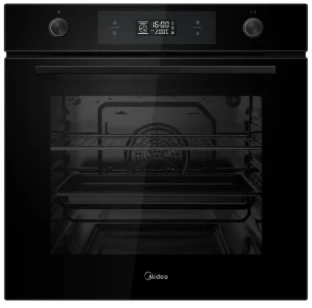 Orkaitė Simfer BI-81608P Pyrolytic Built-in Oven Multifuncional Capacity 80 L Juodas Simfer
