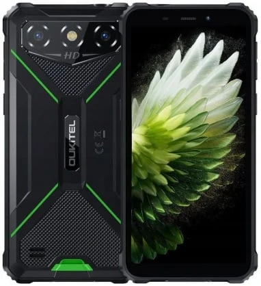 Išmanusis telefonas OUKITEL G3 G3-GN/OL, 6", "Dual SIM", Android 14, 4G, USB Type-C, 4 GB / 128 GB, 6300 mAh, žalias
