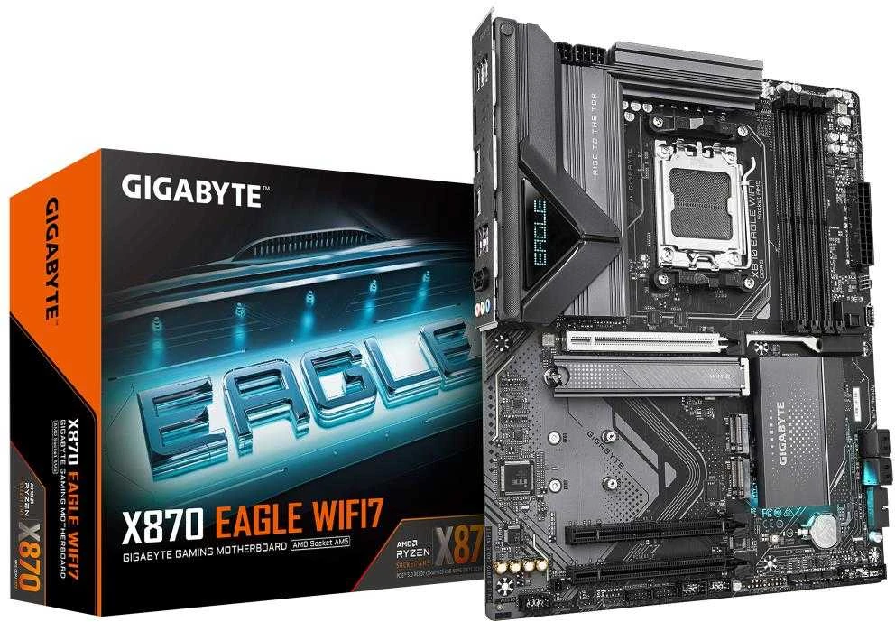 Pagrindinė plokštė GIGABYTE X870 EAGLE WIFI7 AM5 ATX MB