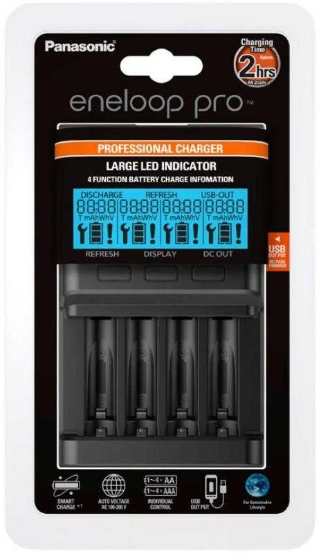 Kroviklis Panasonic ENELOOP Pro BQ-CC65E, 2 val