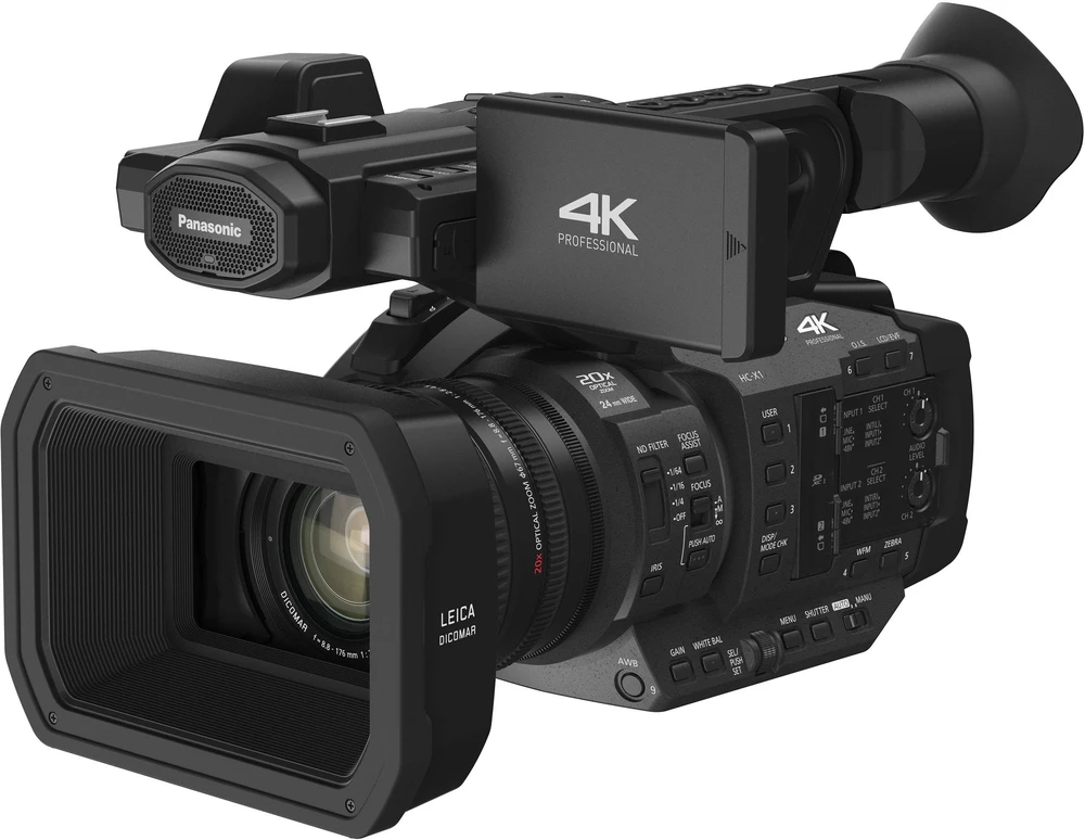 Vaizdo kamera Panasonic HC-X1E (MOS, 9,46 MP, 20x, 10x, 8,8 - 176 mm, 25,4 - 508 mm)