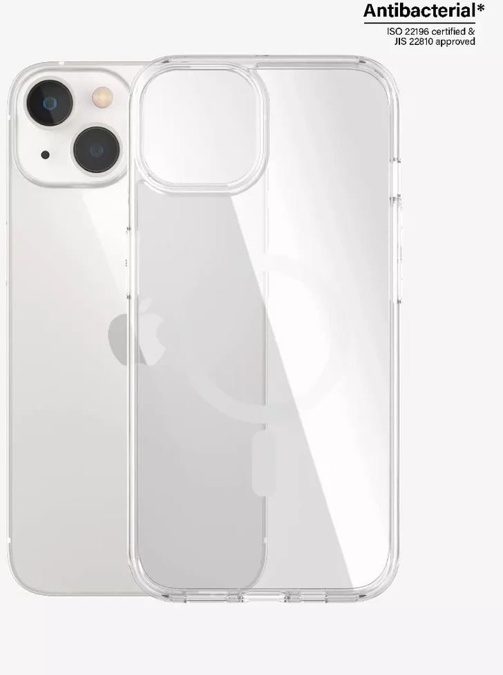 Panzer Glass PanzerGlass | HardCase MagSafe Suderinamas | Nugaros apsauga | Apple | iPhone 14/13 | 100 % perdirbtas poliuretanas (TPU) | Išvalyti | Suderinamas su MagSafe; Karinio laipsnio standartas; 100% perdirbta rėmo medžiaga