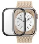 Išmaniojo laikrodžio Apple Watch 7 apsauginis ekrano rėmelis, Juodos spalvos, 45mm