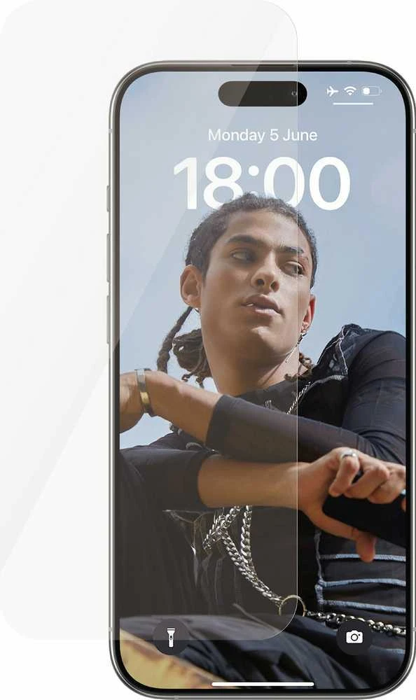 Panzer Glass PanzerGlass | SAUGU | Ekrano apsauga | Apple | iPhone15 PRO | Stiklas | Išvalyti | Itin platus pritaikymas