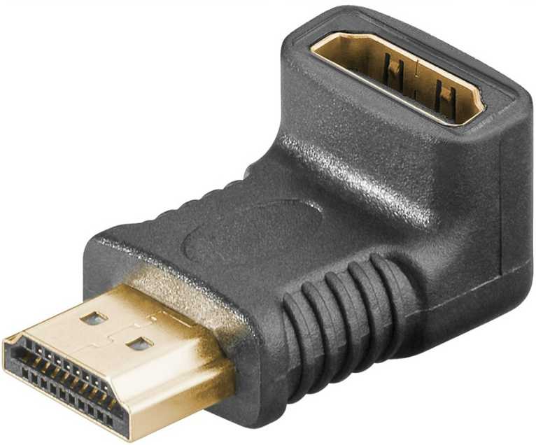 Goobay Perėjimas HDMI lizdas – HDMI kištukas kampinis 270°