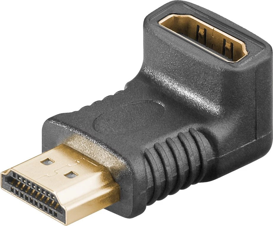 Goobay Perėjimas HDMI lizdas – HDMI kištukas kampinis 270°
