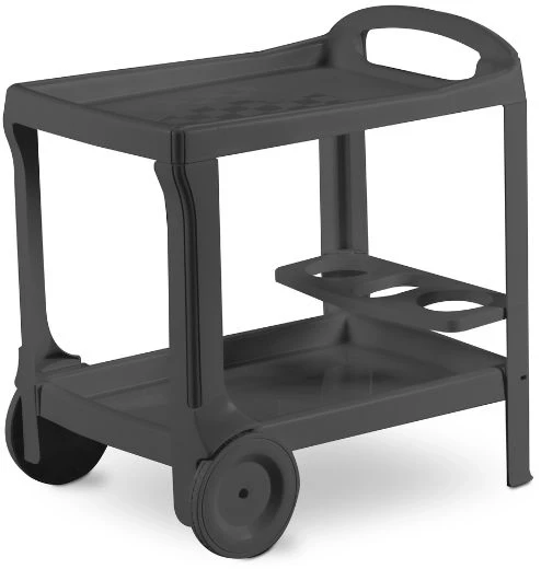 Bica DKD Home Decor Food cart Borneo 52x68x70cm pilka