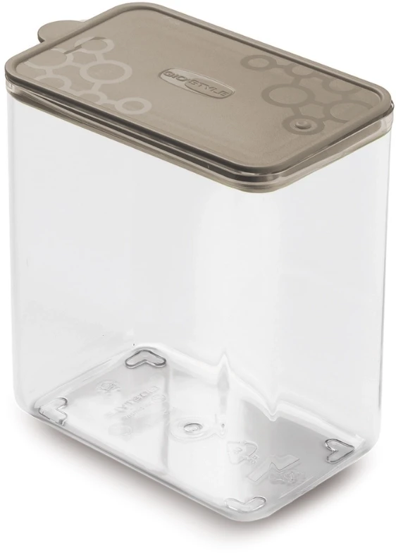 Mpl Power Style Food container rectangular L 1,8L Con.Tengo 15,5x10x17,1cm pilkas-ruda