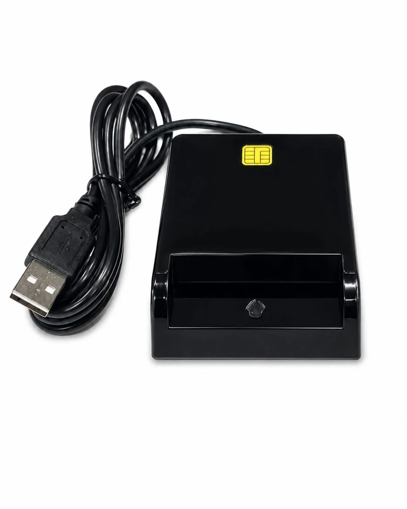 iLike Adapteris USB Smart Card Reader Juodas (ILIUSCRBL)