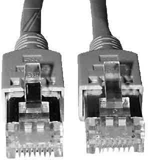 RB-LAN CAT 5e Jungiamasis laidas, F/UTP, baltas - Laido ilgis 2 m