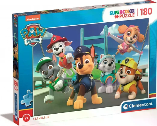 Clementoni Dėlionė 180 vnt. - Šunyčiai patruliai (PAW Patrol)