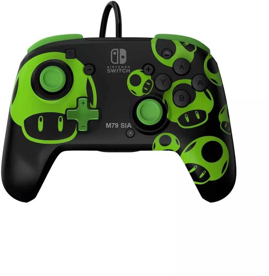 PDP Rematch 1Up Glow In The Dark laidinis valdiklis skirtas Nintendo Switch