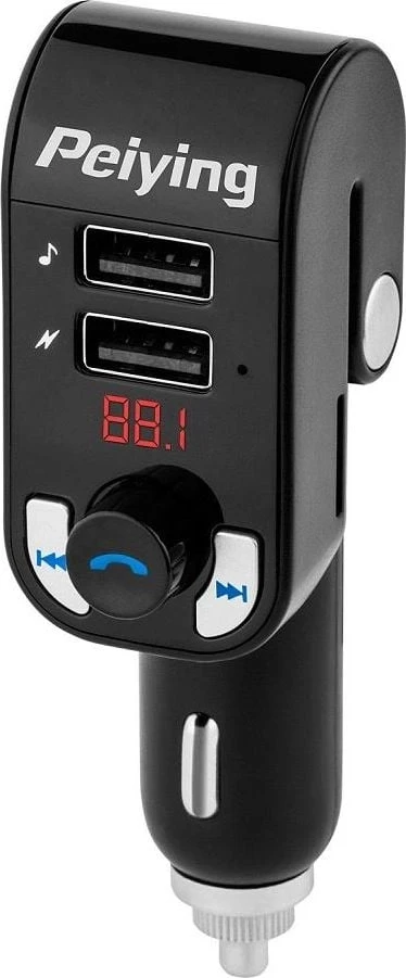 Peiying Automobilinis FM moduliatorius su Bluetooth