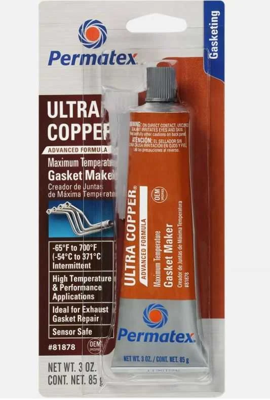 Permatex Ultra Copper sandariklio tūbelė pakuotėje
