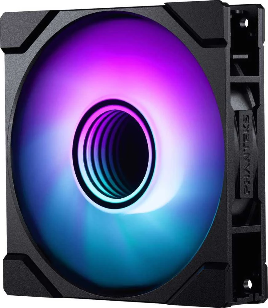 PHANTEKS M25 Gen2 PWM D-RGB korpuso ventiliatorius – 120mm, juodos spalvos
