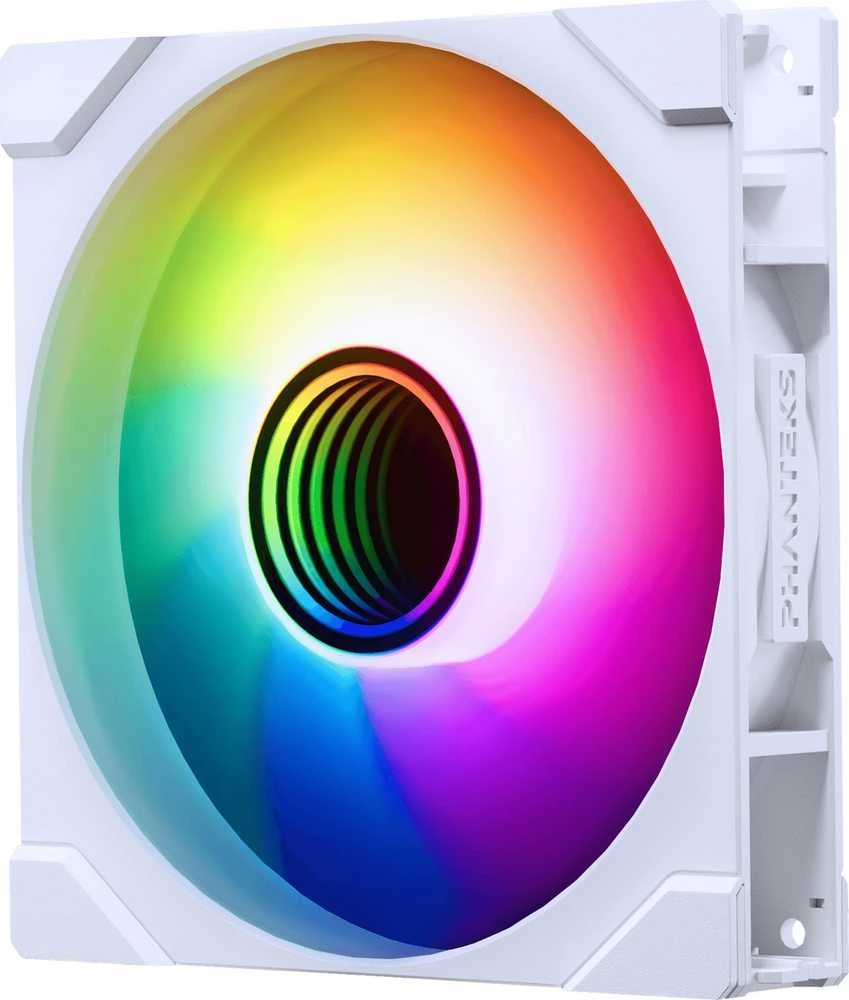 PHANTEKS M25 Gen2 PWM D-RGB korpuso ventiliatorius – Reverse Blade, 140mm, baltos spalvos