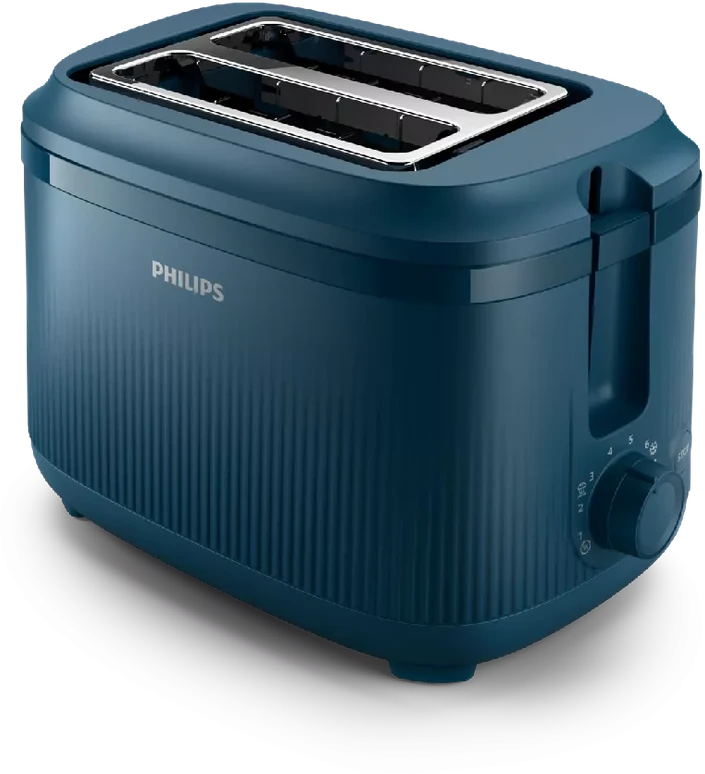 Skrudintuvas Philips 3000 Serija, HD2511/70, 8 nustatymai, 2 angos, bandelių šildymas