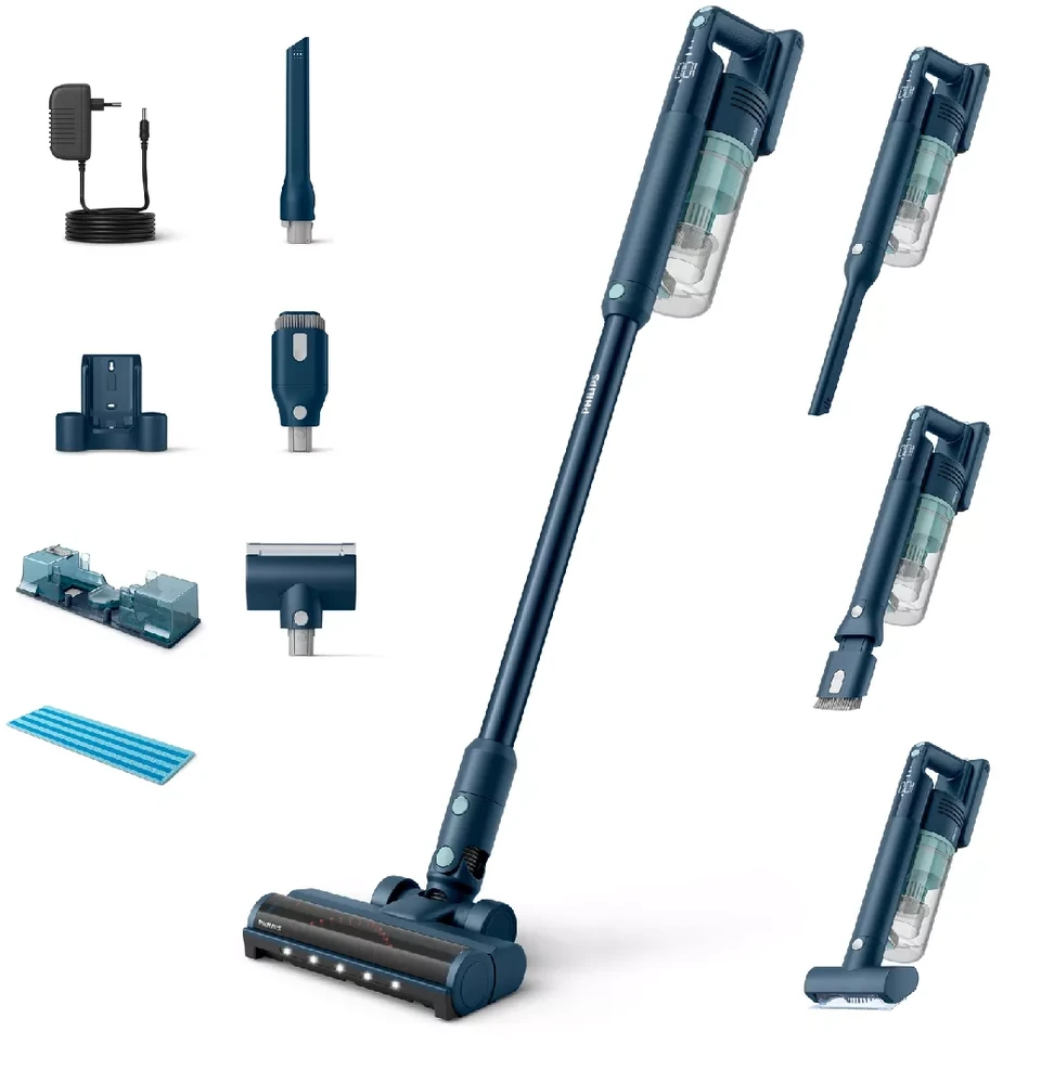 Philips dulkių siurblys | XC5141/01 | Belaidis veikimas | Rankena | 25,2 V | Veikimo laikas (maks.) 60 min | Šalavijas | Garantija 24 mėn.
