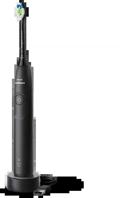 Philips Sonicare 5300 juodas dantų šepetėlis su įkrovikliu