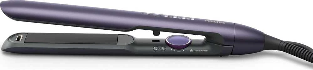 Philips | Plaukų tiesinimo žnyplės | BHS752/00 | Garantija 24 mėn. | Ceramic heating system | Ionic function | Ekranas LED | Temperature (max) 230 °C | Number of heating levels 12 | Metallic Dark Violetinė
