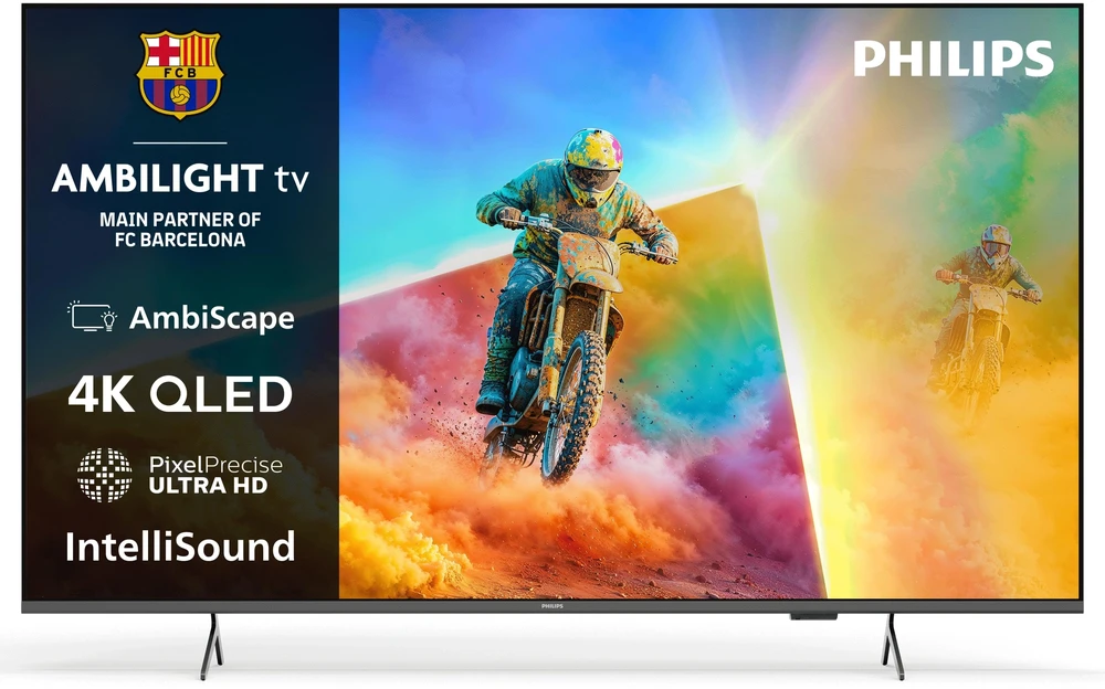 Philips 43" 4K QLED Ambilight išmanusis televizorius