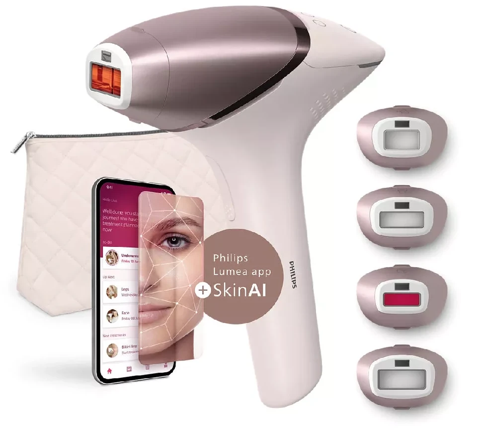 Fotoepiliatorius Philips Lumea IPL BRI977/00, Rausvos spalvos