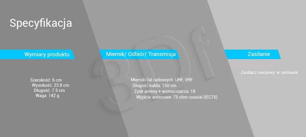 PHILIPS SDV 5100/12 UHF/VHF antena