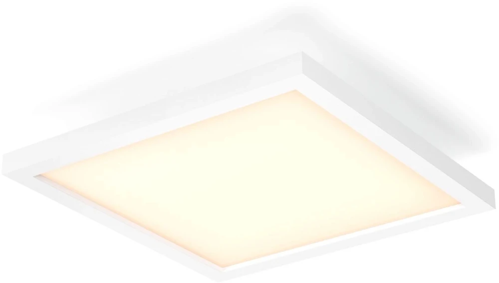 Lubinis šviestuvas Signify „Philips Hue Aurelle“ kvadratinis panelinis šviestuvas, „Baltas“ | 2200–6500 „Hue Baltas Ambiance“