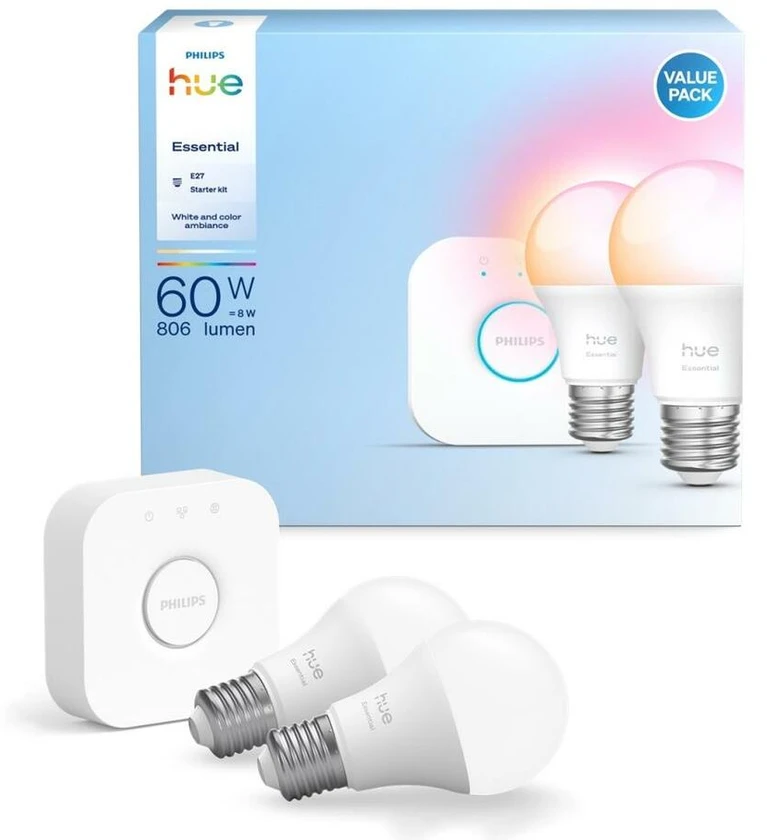 Rinkinys Philips HUE E WCA 806 A60 E27 | 8 W | 16 milijonų spalvų