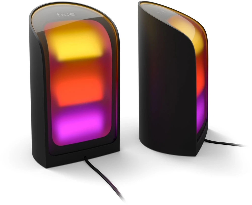 Šviestuvas Philips Hue Play Wall Washer, juodos spalvos, 2 vnt.