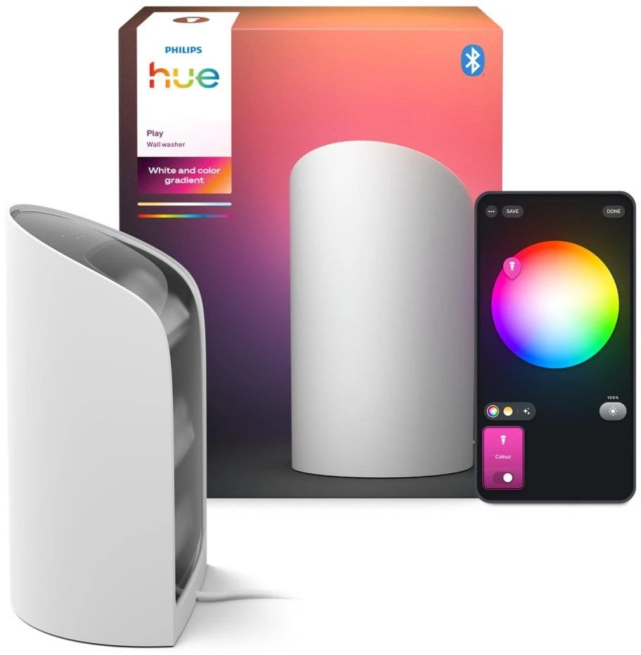 „Philips Hue Play“ sieninis šviestuvas, baltas, ES/JK | Spalvotas ir baltas apšvietimas (RBGW)