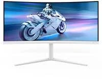 Monitorius „Mmd“ monitoriai, „PHILIPS“ 34 colių, 3440x1440, VA, 130 mm, „EVNIA 5000 Ambiglow Curved“, WQHD, 180 Hz, greitas VA, 1 ms, GtG HDR10, USB, 4x USB 3.2