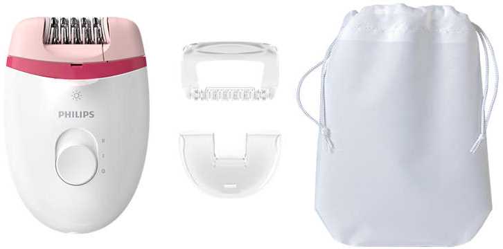 Philips Satinelle Essential Kompaktiškas laidinis epiliatorius BRE255/00