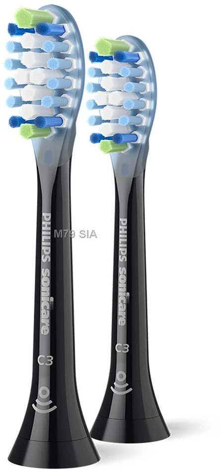 2 dalių šepetėlių galvučių pakuotė Philips Sonicare Premium Plaque Defence HX9042/88