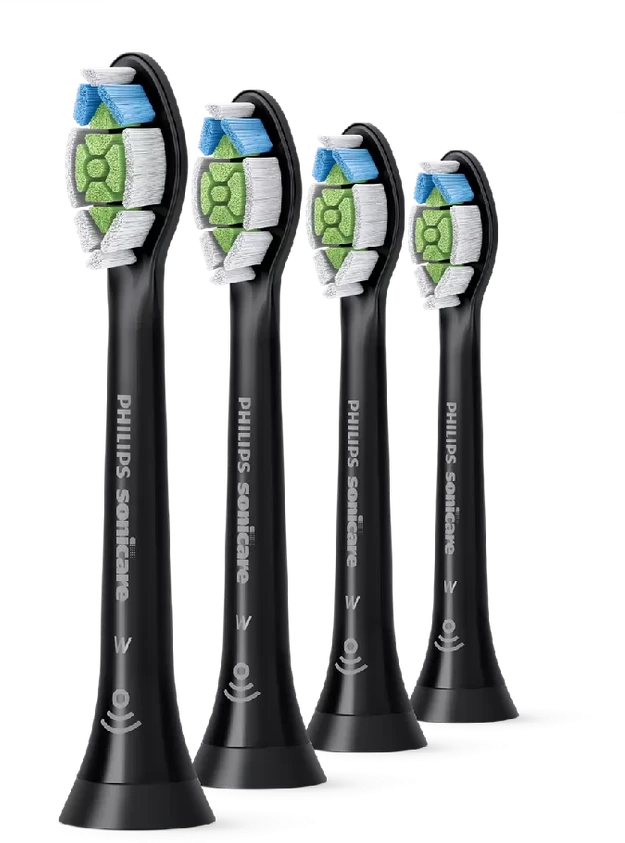 4 dalių šepetėlių galvučių pakuotė Philips Sonicare Optimal White HX6064/88