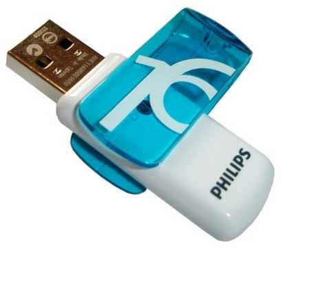 „Philips“ USB 2.0 16 GB „Vivid Edition“ Mėlyna