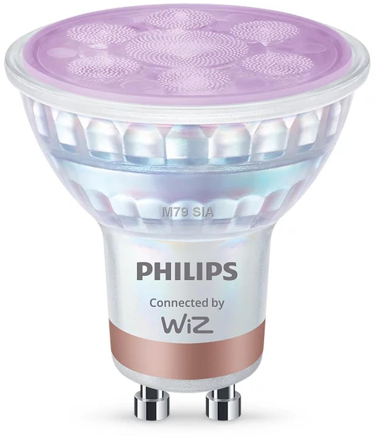 „Philips Smart WFB“ 50 W GU10 stiklo lemputė 922-65 RGB 2PF/6 | „Philips Smart“