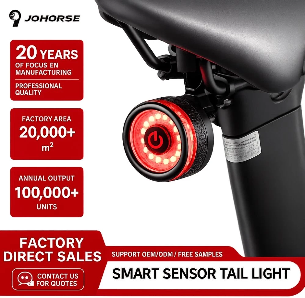 iLike Akcesorium rowerowe Johorse Smart Brake Sensor Tail Light (Strap Type) (CB-1809001)