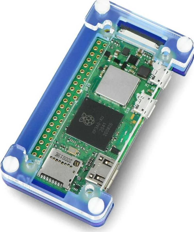 Pibow Zero 2 W - Raspberry Pi Zero 2 W dėklas - violetinė - PiMoroni PIM595