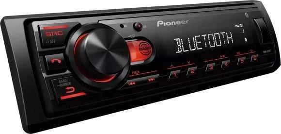 Pioneer MVH-230BT automagnetola su Bluetooth ir ekrano apšvietimu