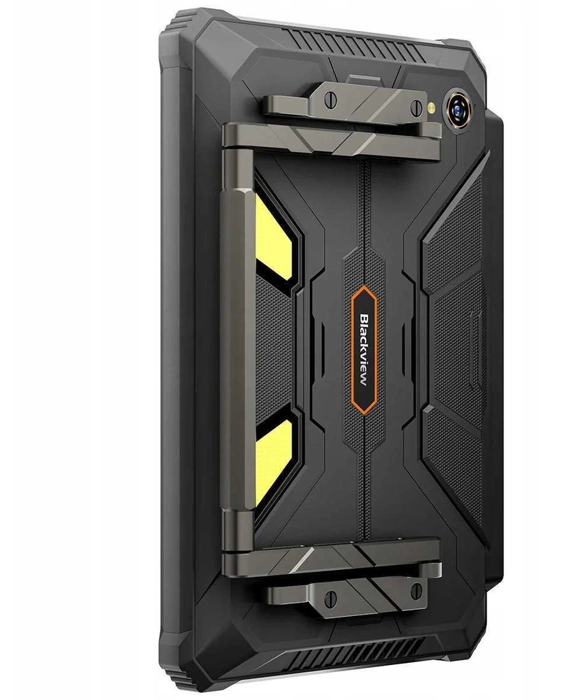 Planšetė Blackview „Active 12 Pro Rugged Tab 5G“ 12 GB / 256 11 colių FHD 1920x1200 IPS 90 Hz LCD „Corning Glass 3“ + PROJEKTORIUS 120 colių MT7300 Aštuonių branduolių 2,5 GHz 50 MP Priekinė / 108 MP Galinė kamera Naktinio matymo funkcija 30000 mAh 120 W įkrovimas „Android 15“ NFC MIL-STD-810H Juodas