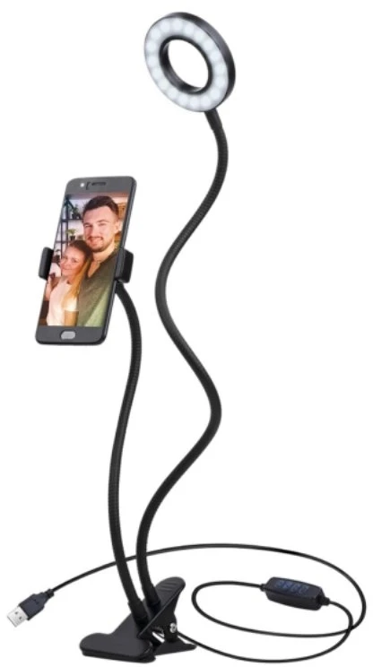 Platinet žiedinis šviestuvas PMRL3 Vlog LED Lankstus