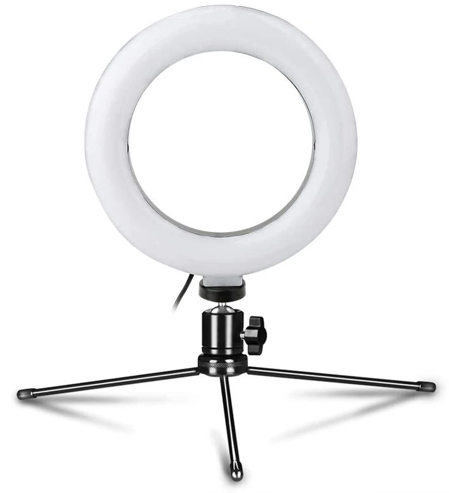 Platinet žiedinis šviestuvas PMRL6 Vlog LED Desktop 6"