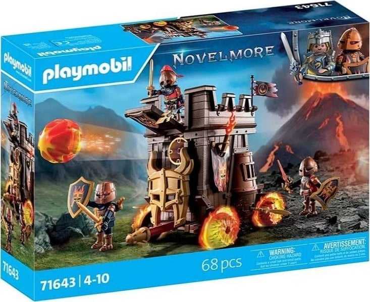 PLAYMOBIL 71643 Battle Wagon Novelmore Knights Fire Cannon Castle Series