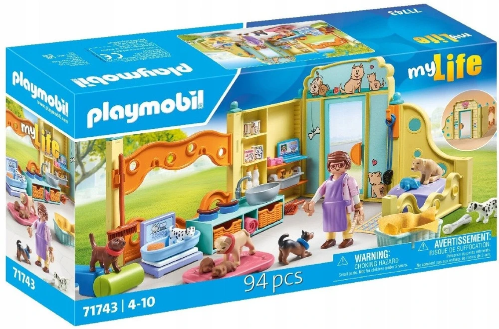 Playmobil My Life 71743 šuniukų namai